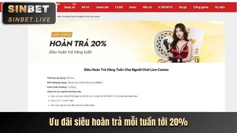 Thưởng nạp tiền Vmax